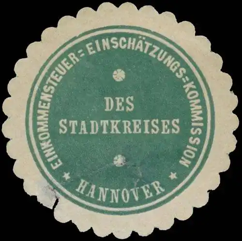Einkommensteuer-EinschÃ¤tzungs-Kommission des Stadtkreises Hannover