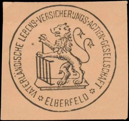 VaterlÃ¤ndische Lebens-Versicherungs AG Elberfeld