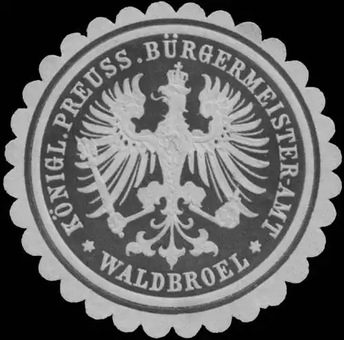 K.Pr. BÃ¼rgermeister-Amt WaldbrÃ¶l