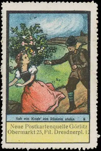 Sah ein Knab ein RÃ¶slein stehn