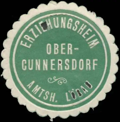 Erziehungsheim Obercunnersdorf Amtsh. LÃ¶bau