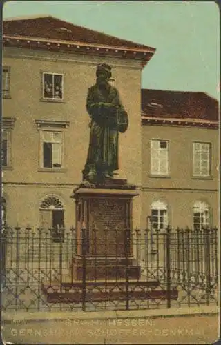SchÃ¶ffer-Denkmal Gernsheim (Hessen)