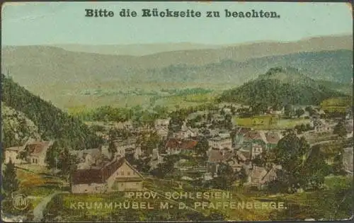 KrummhÃ¼bel mit den Pfaffenberge in Schlesien