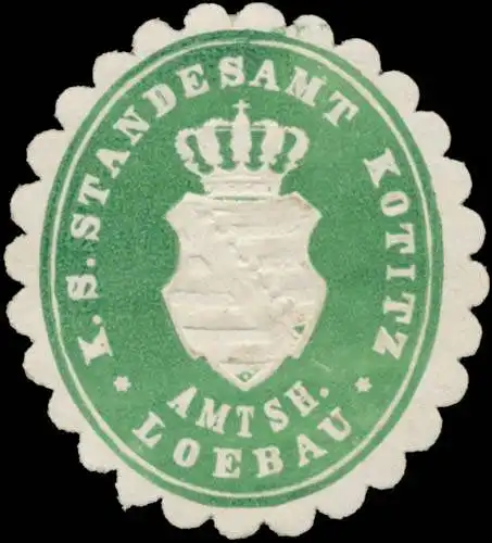 K.S. Standesamt Kotitz Amtsh. LÃ¶bau