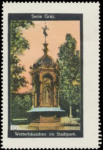 WetterhÃ¤uschen im Stadtpark