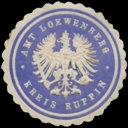 Amt Löwenberg Kreis Ruppin