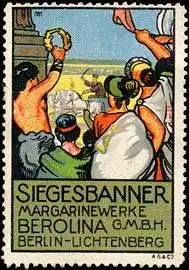Siegesbanner Margarine fÃ¼r den Sieger