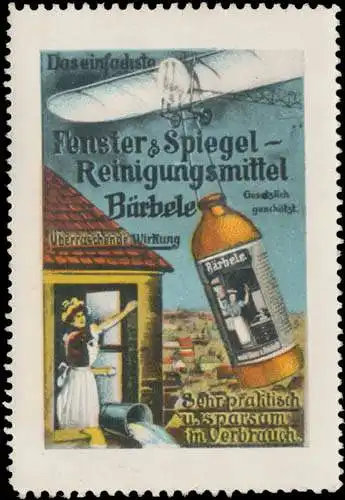 Fenster Spuegl-Reinigungsmittel BÃ¤rbele