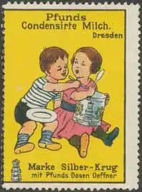 Kinder mit Pfunds Condensirte Milch