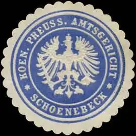 K.Pr. Amtsgericht SchÃ¶nebeck/Elbe