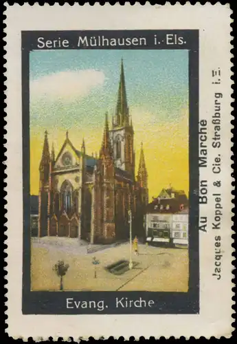 Evangelische Kirche in MÃ¼lhausen im ElsaÃ