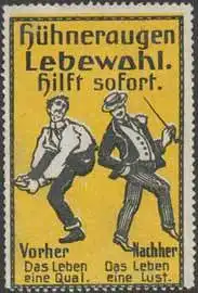 Hühneraugen-Pflaster Lebewohl