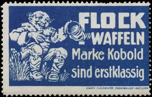 Flock Waffeln Marke Kobold