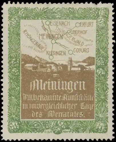Meiningen allbekannte Kunststätte