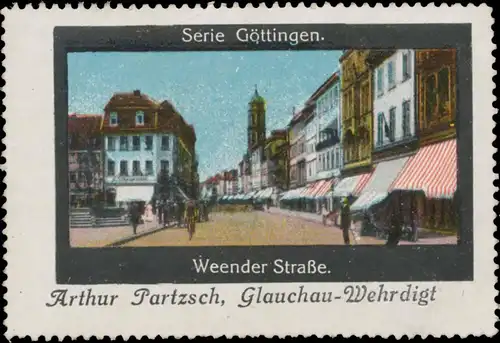 Weender StraÃe in GÃ¶ttingen