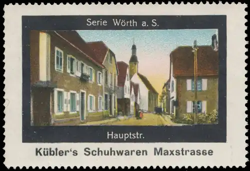 HauptstraÃe in WÃ¶rth a. S