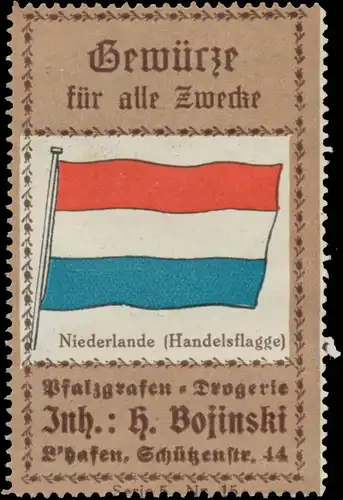 Niederlande Handelsflagge
