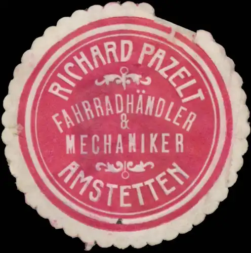 FahrradhÃ¤ndler Richard Pazelt