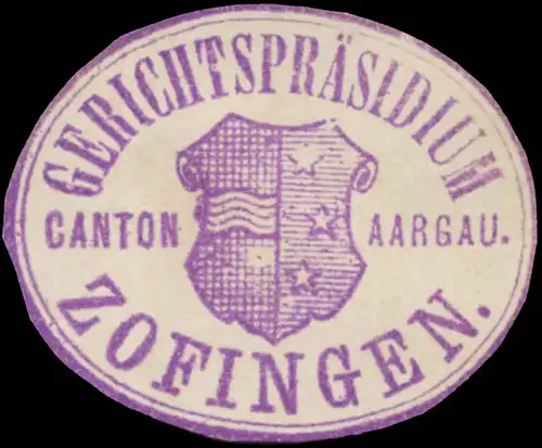 GerichtsprÃ¤sidium Zofingen