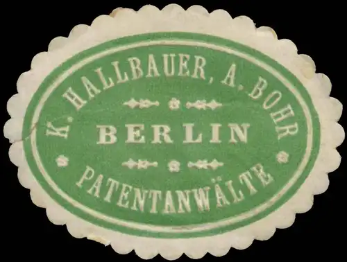 RechtsanwÃ¤lte K. Hallbauer & A. Bohr