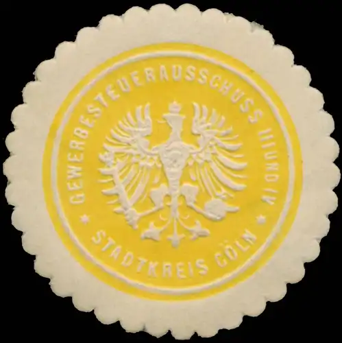 Gewerbesteuerausschuss III und IV Stadtkreis KÃ¶ln