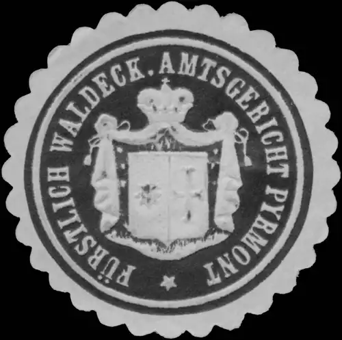 FÃ¼rstlich Waldeck. Kreisamt Pyrmont