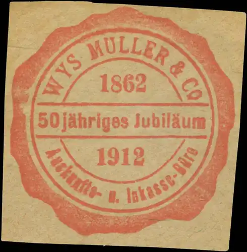 Wys MÃ¼ller & Co. Auskunfts- & Inkasso-BÃ¼ro