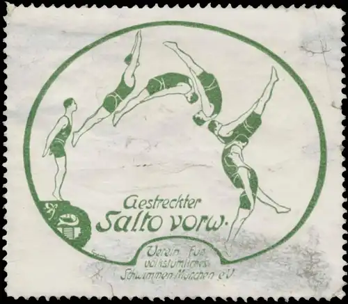 Gestreckter Salto vorwÃ¤rts