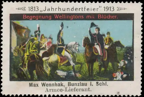 Begegnung Wellingtons mit BlÃ¼cher