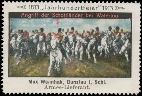 Angriff der SchottlÃ¤nder bei Waterloo
