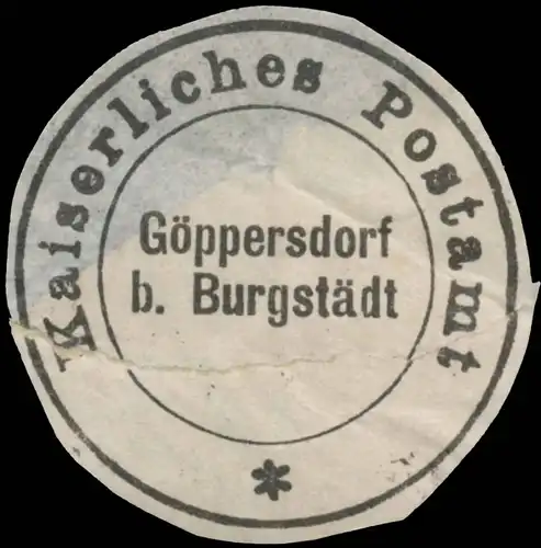 K. Postamt GÃ¶ppersdorf bei BurgstÃ¤dt