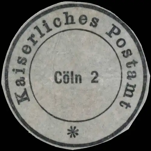 K. Postamt Köln 2