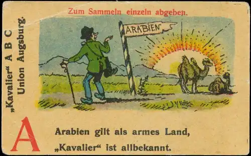 Arabien gilt als armes Land, Kavalier ist allbekannt