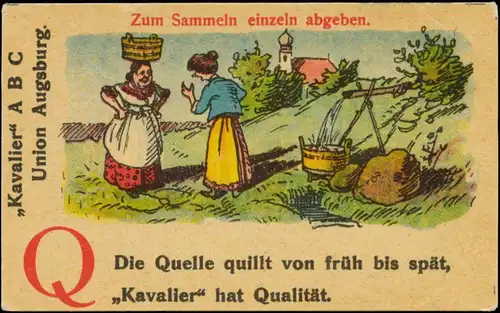 Die Quelle quillt von frÃ¼h bis spÃ¤t, Kavalier hat QualitÃ¤t