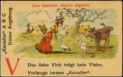 Das liebe Vieh trÃ¤gt kein Visier, verlange immer Kavalier