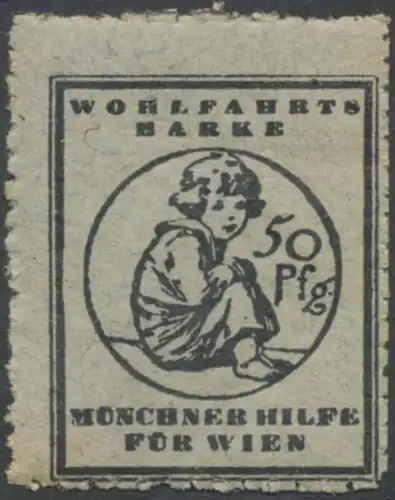 Wohlfahrtsmarke MÃ¼nchner Hilfe fÃ¼r Wien