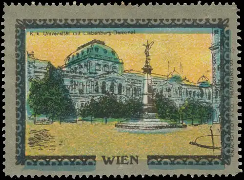 K.k. UniversitÃ¤t mit Liebenberg-Denkmal
