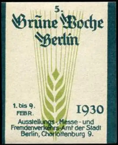 5. GrÃ¼ne Woche