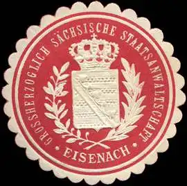 Gr. SÃ¤chs. Staatsanwaltschaft Eisenach