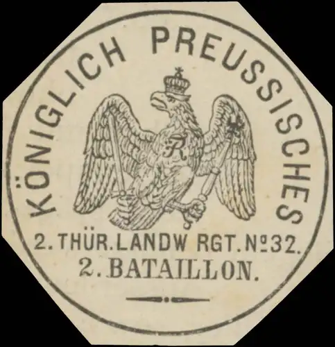 K.Pr. 2. ThÃ¼ring. Landwehr Regiment No. 32, 2. Bataillon