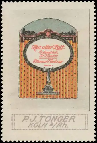 Aus alter Zeit von Ottomar Heubner