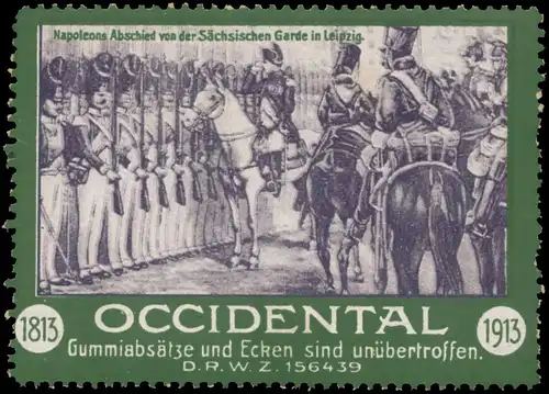 Napoleons Abschied von der Sächsischen Garde in Leipzig