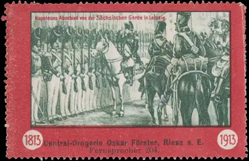 Napoleons Abschied von der SÃ¤chsischen Garde in Leipzig