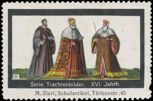 Tracht XVI. Jahrhundert Bild 11