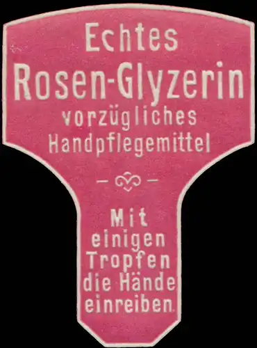 Echtes Rosen-Glyzerin