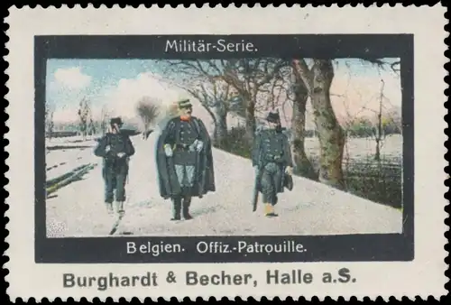 Offizier-Patrouille MilitÃ¤r Belgien