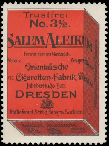 Salem Aleikum No. 3 1/2