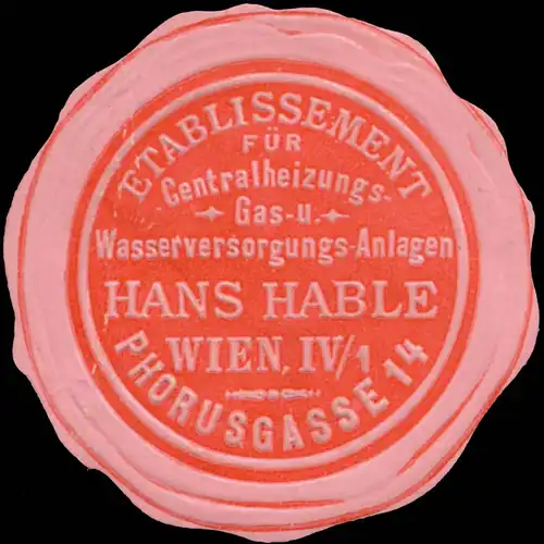 Etablissement fÃ¼r Centralheizungs- Gas- und Wasserversorgungs-Anlagen