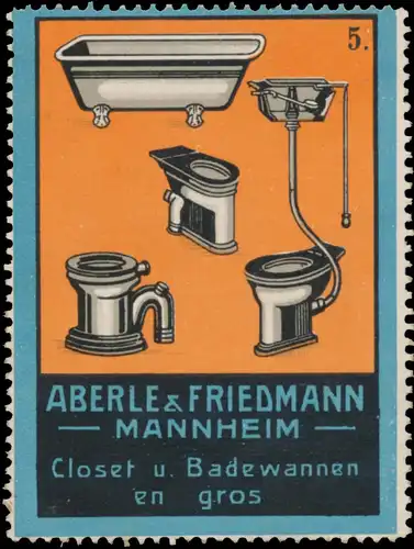 Klosett und Badewannen