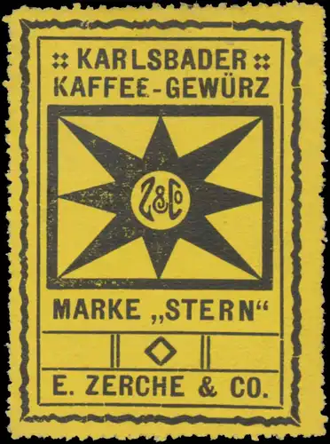 Karlsbader Kaffee-GewÃ¼rz Marke Stern